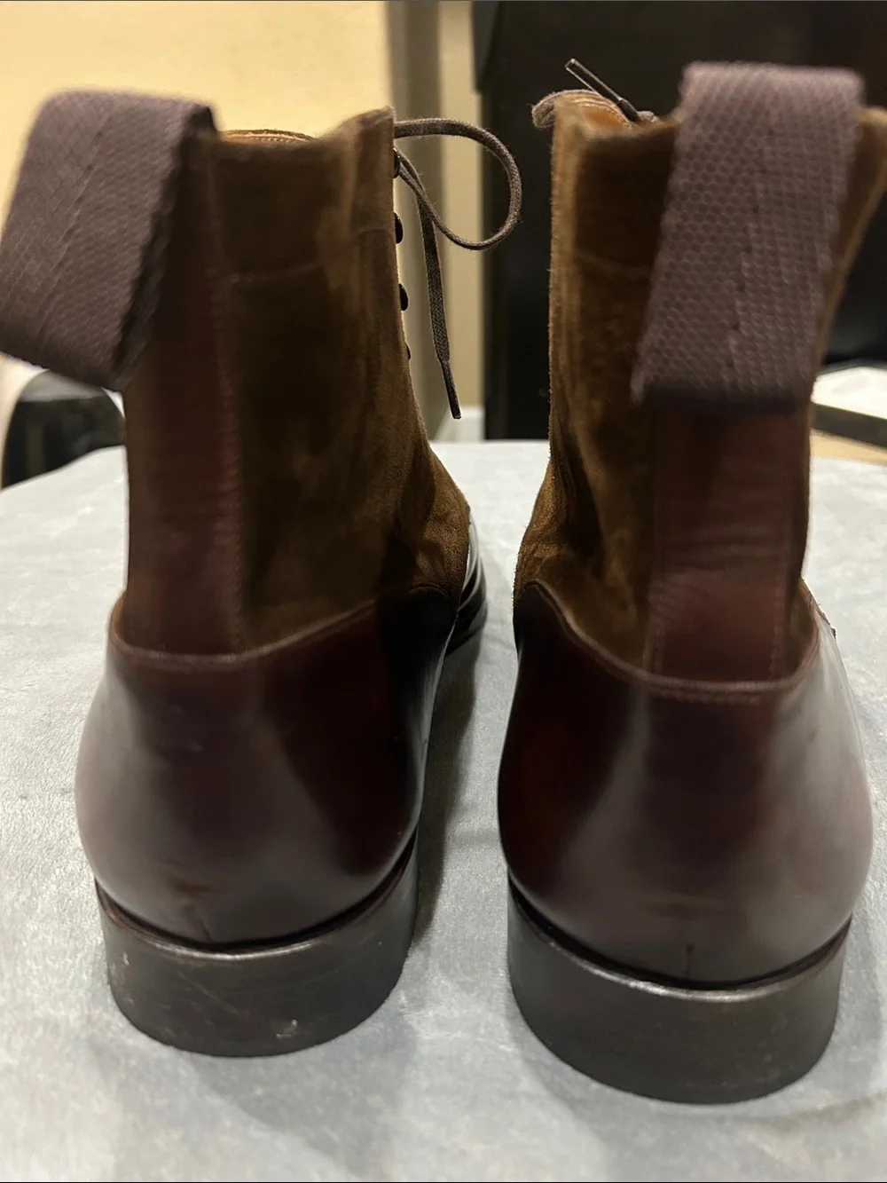 Brown Leather & Suede Men’s Chukka Boots